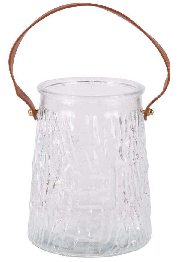 Ваза стеклянная 16х10 см (R35654-W)