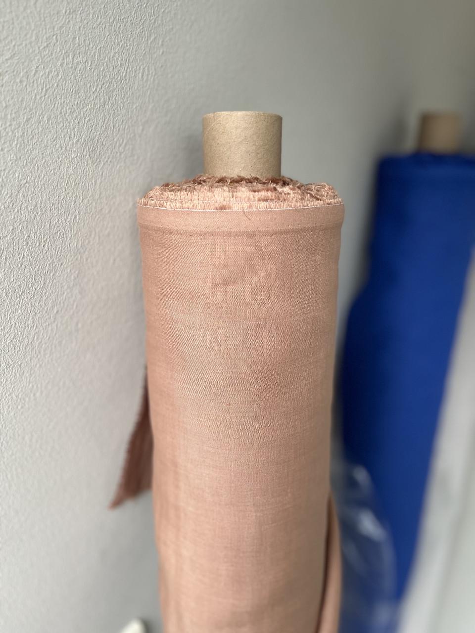 Ткань LINEN PLUS 100% лен 143 см 107 Карамель - фото 3 Ткань LINEN PLUS 100% лен 143 см 107 Карамель - фото 3