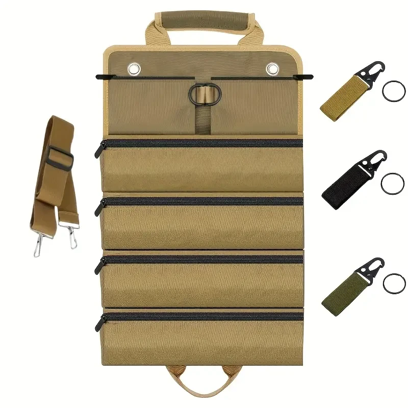 Сумка для інструментів складана 7 секцій Бежевий (2612892131)