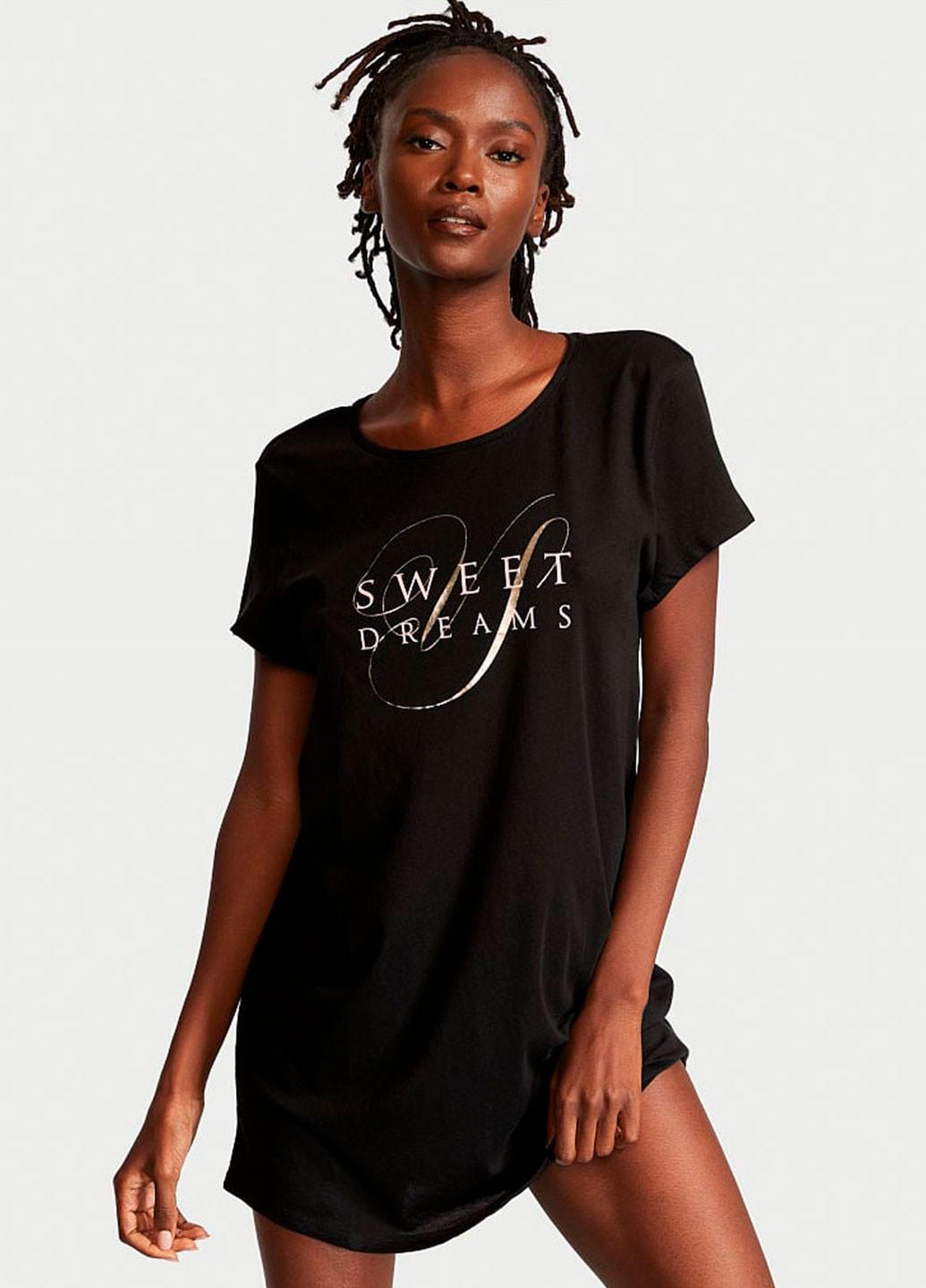 Ночная рубашка Victoria's Secret S Черный (7000000404189QMYS)
