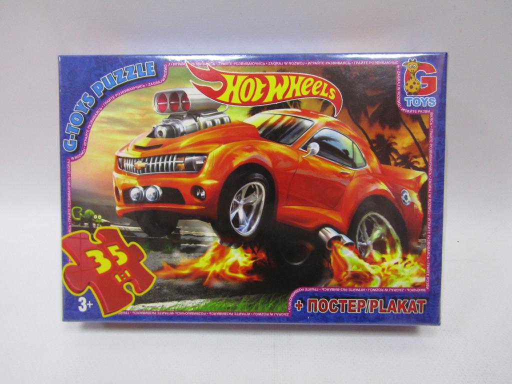 Пазли «Hot Wheels» 35 деталей 19х13х3см (FW701)