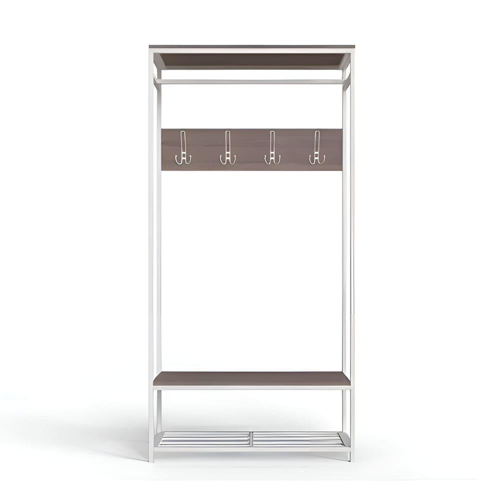 Вешалка модульная напольная Ferrum-decor Трелис 15 ДСП 16 мм 180x90x38 см Белый/Дуб Сонома Трюфель (FRD-104371) Вешалка модульная напольная Ferrum-decor Трелис 15 ДСП 16 мм 180x90x38 см Белый/Дуб Сонома Трюфель (FRD-104371)
