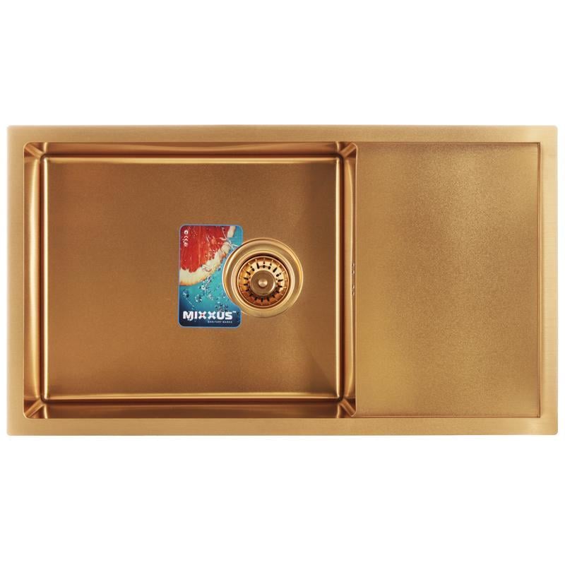 Мийка для кухні MIXXUS MX7844-200-x1.2-PVD-Gold (MX0563)