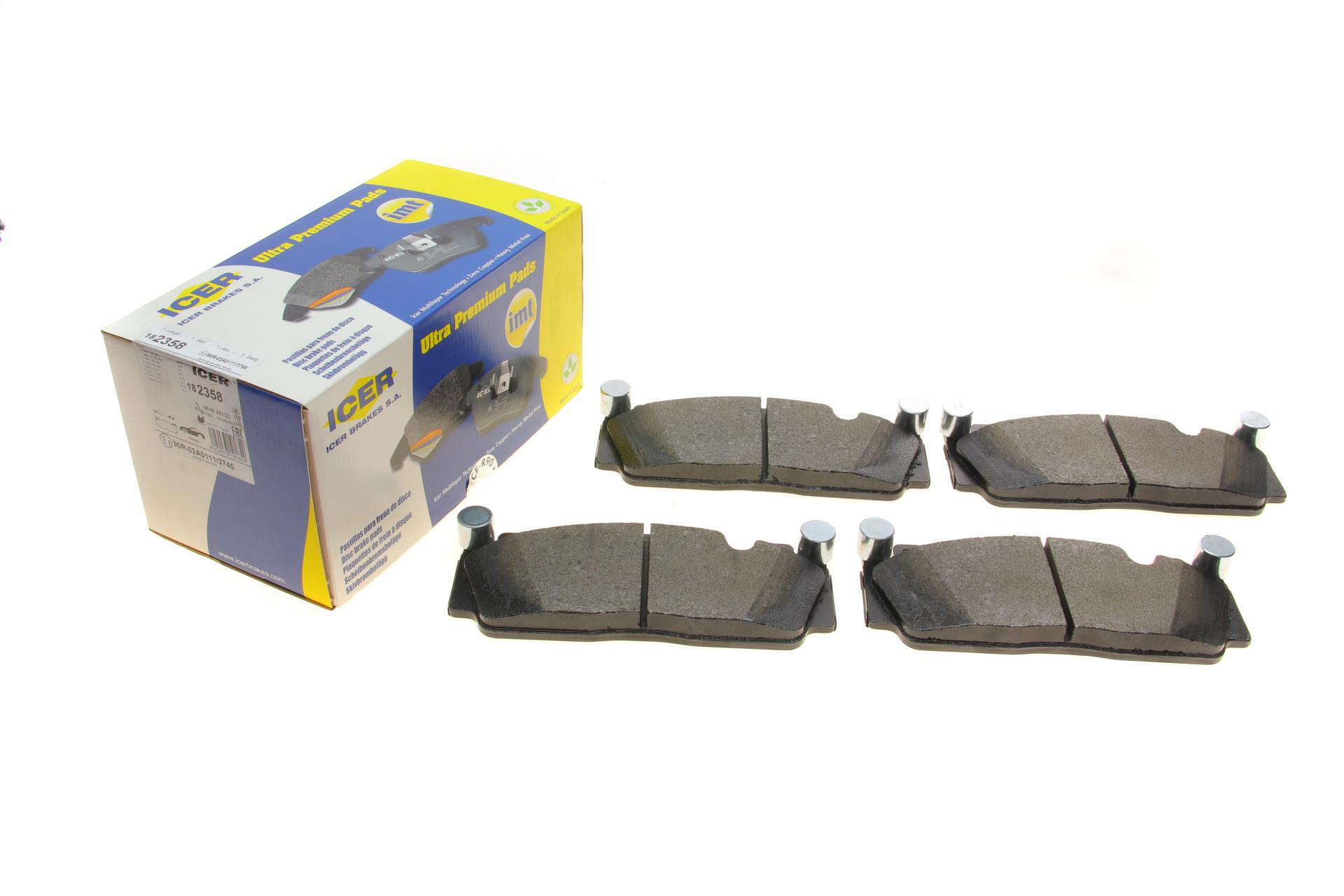Тормозные колодки передние ICER для BMW 2 F22/F87 15-/3 F30/F80 16-18/5 F10/6 F12/F13/F06 11-18
