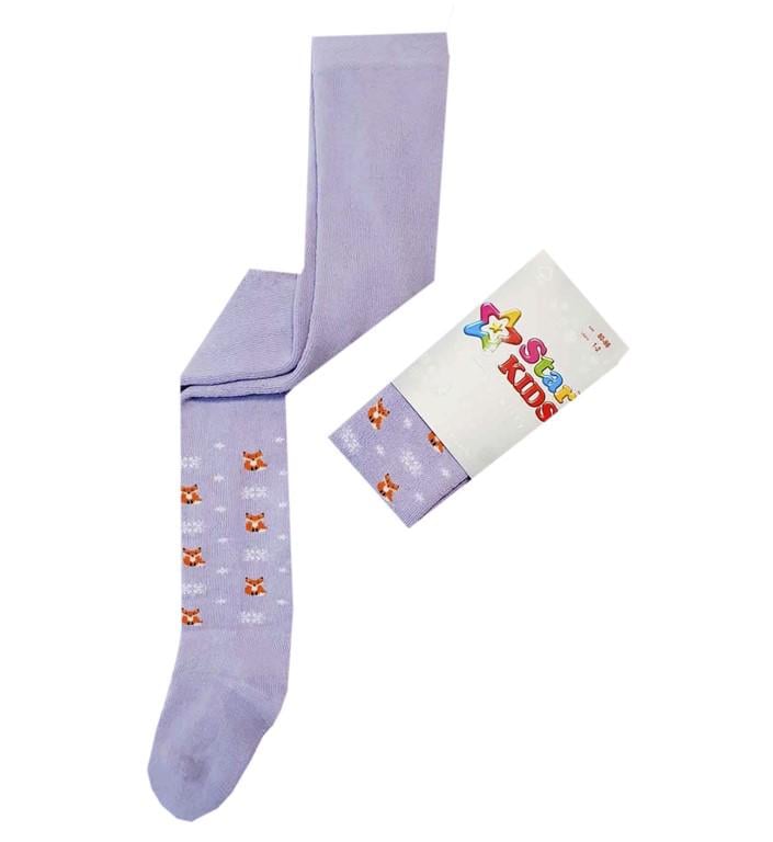Колготки дитячі махрові Star Kids 707 SK067   68-74см Бузковий