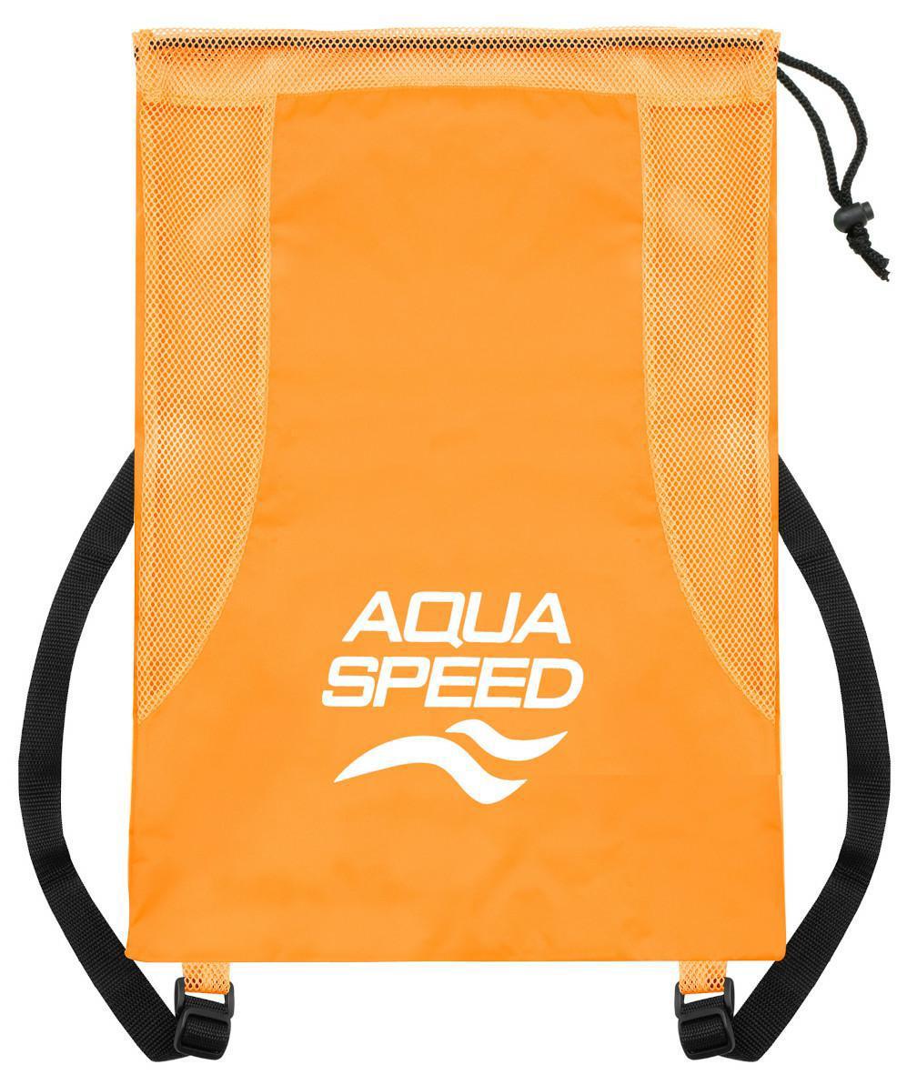 Спортивная сумка сетчатая Aqua Speed MESH BACK PACK 61162 унисекс 51x36 см Оранжевый/Черный (24598415)