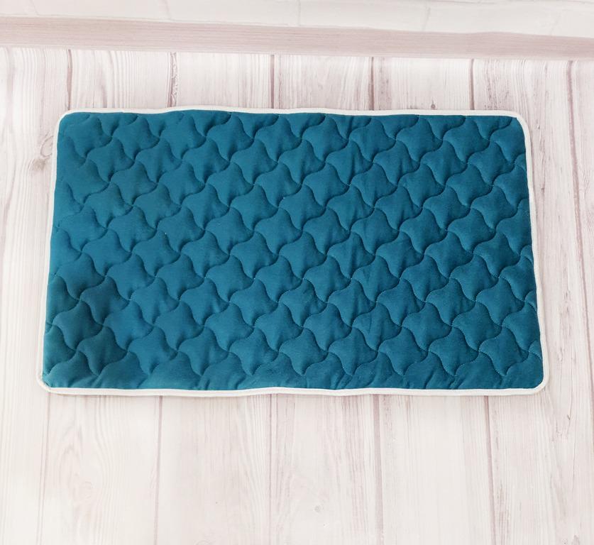 Пелюшка багаторазова для собак Amore mio Cane велюр 5 шарів 45х73 см Аква (PPV-0015)