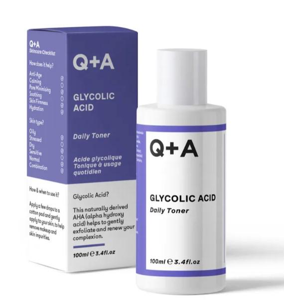 Тонер для обличчя з гліколевою кислотою Q+A Glycolic Acid Daily Toner 100 мл (5060486263981)