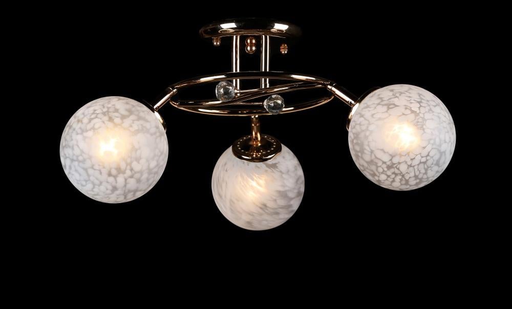 Люстра с плафонами Ray L9527/3 Золотой (IR005746)