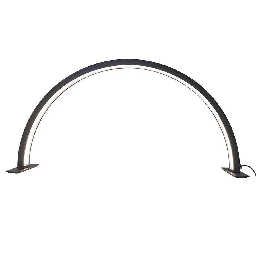 Лампа-півмісяць настільна безтіньова LED HQ-55х 56 см на 60 Вт Чорний