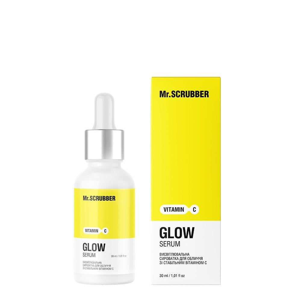 Сироватка для обличчя висвітлювальна Mr.SCRUBBER Glow Vitamin C зі стабільним вітаміном C 30 мл (32122149)
