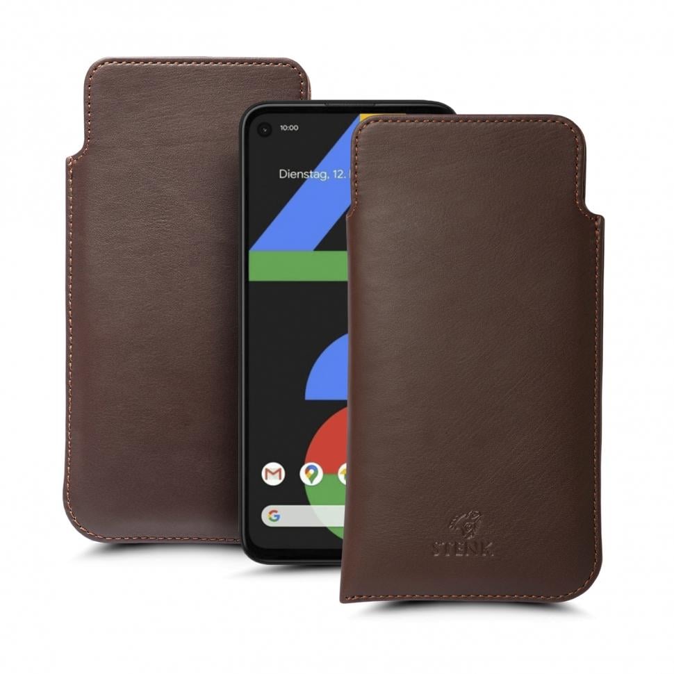 Футляр Stenk Elegance для Google Pixel 4a Коричневый (68019)