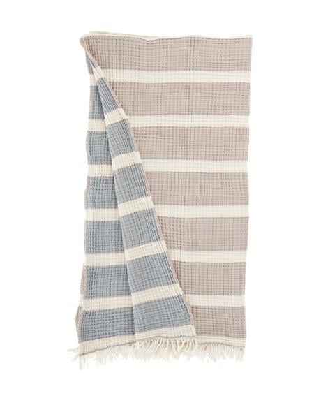 Полотенце Buldans Quatro bej-livid blue 45х90 Бежевый/Голубой (svt-2000022256179)