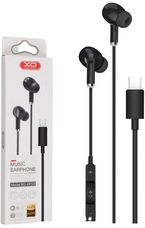 Наушники с гарнитурой Xо EP23 Type-C Black (20480)