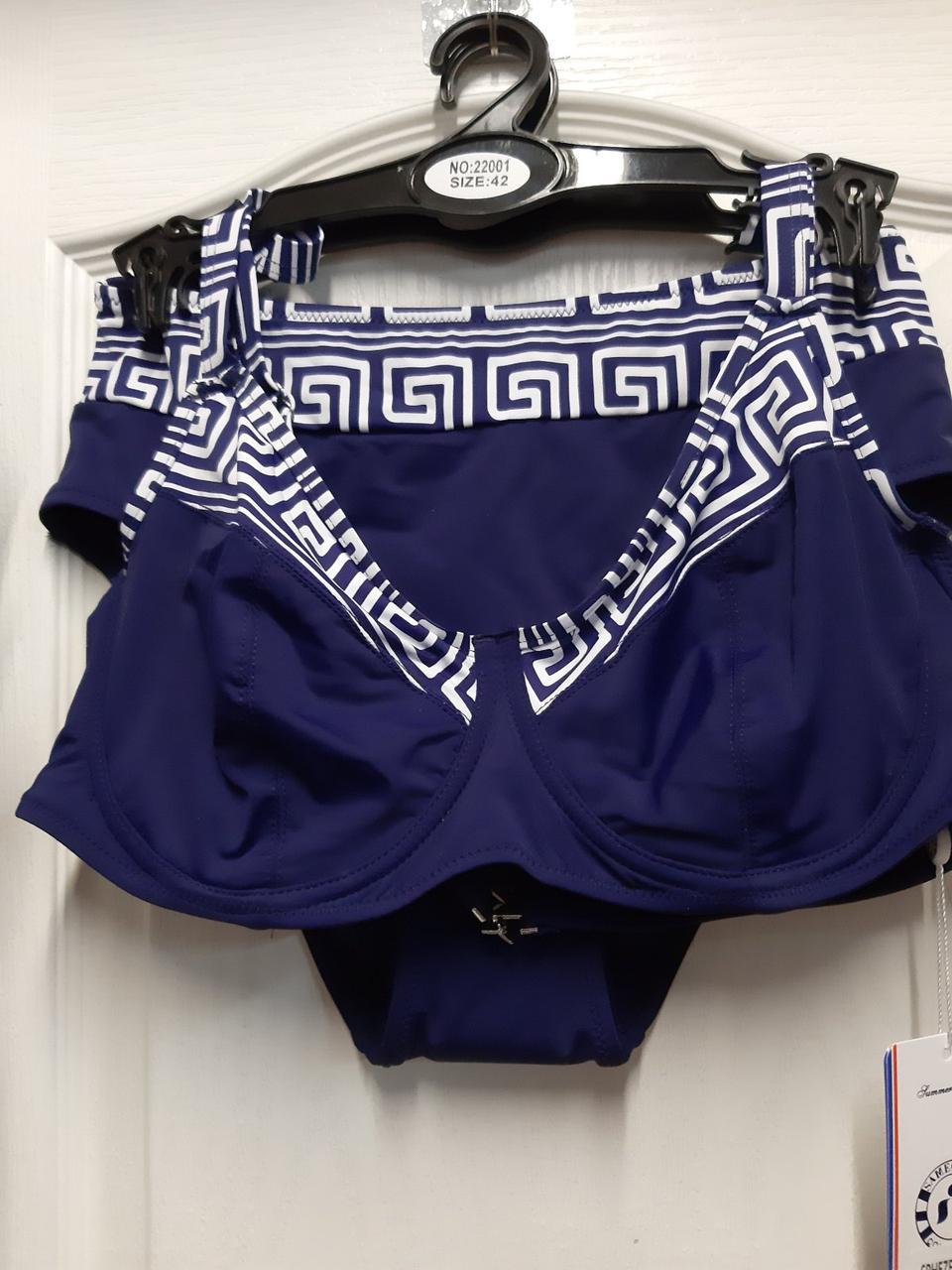 Купальник женский раздельный с мягкими чашками Samegame 1547k р. 52 Синий (1547) - фото 3 Купальник женский раздельный с мягкими чашками Samegame 1547k р. 52 Синий (1547) - фото 3