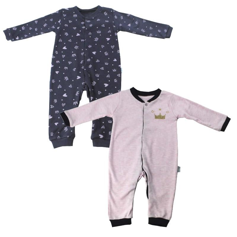 Набор человечков Bebeke 191060 68 см-74 см 2 шт. Розовый/Фиолетовый