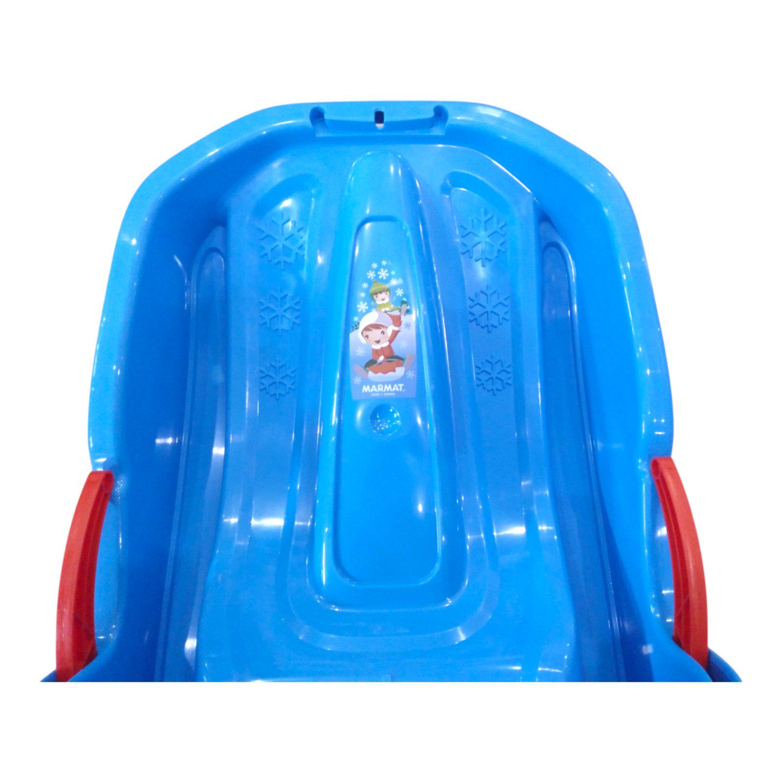 Санки дитячі з гальмами Marmat Speed Bob Синій (11137) - фото 5 Санки дитячі з гальмами Marmat Speed Bob Синій (11137) - фото 5