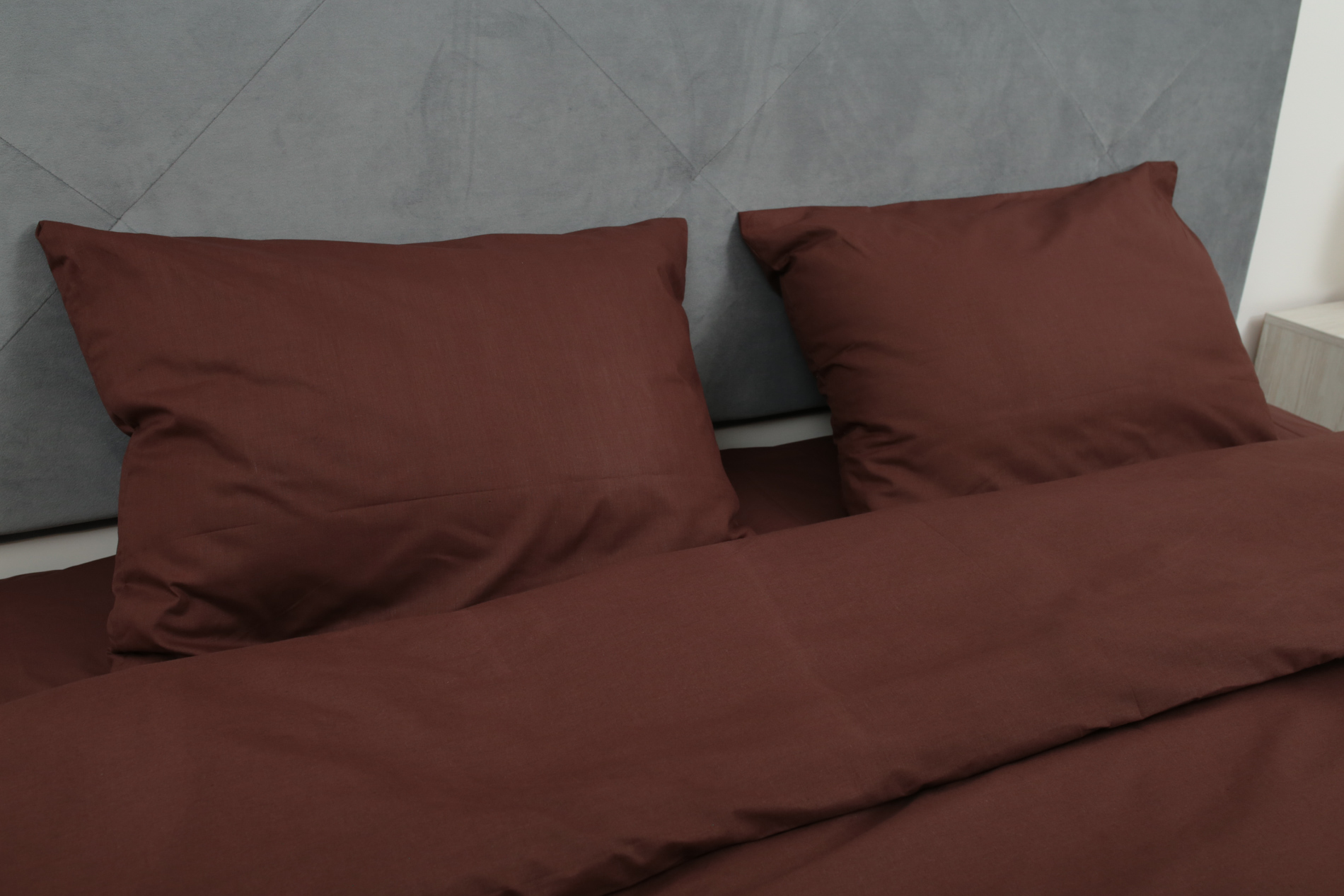 Комплект постельного белья Amore GLux-1028 бязь Шоколадный (KPB-A1,5-Glux-1028(50x70)_) - фото 4 Комплект постельного белья Amore GLux-1028 бязь Шоколадный (KPB-A1,5-Glux-1028(50x70)_) - фото 4