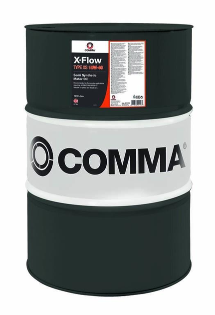 Моторное масло автомобильное COMMA X-FLOW TYPE XS 10W-40 199 л (XFXS199L) - фото 1 Моторное масло автомобильное COMMA X-FLOW TYPE XS 10W-40 199 л (XFXS199L) - фото 1