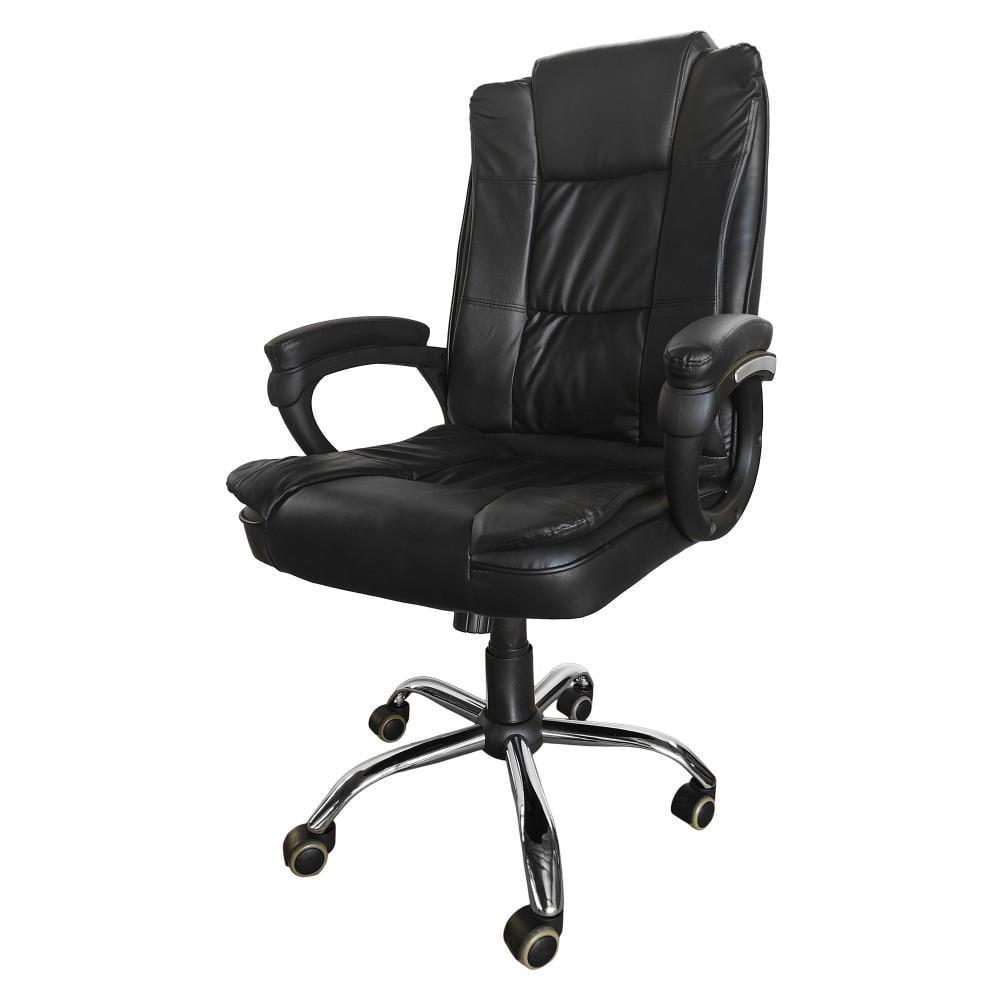 Кресло офисное Bonro B-612 на колесах Черный (14-76-42400326) Кресло офисное Bonro B-612 на колесах Черный (14-76-42400326)