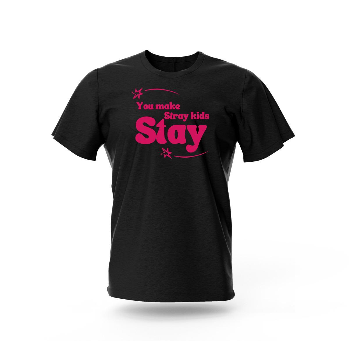 Футболка Fruit of the Loom "Stray Kids" You make stray kids stay M Черный (24122)