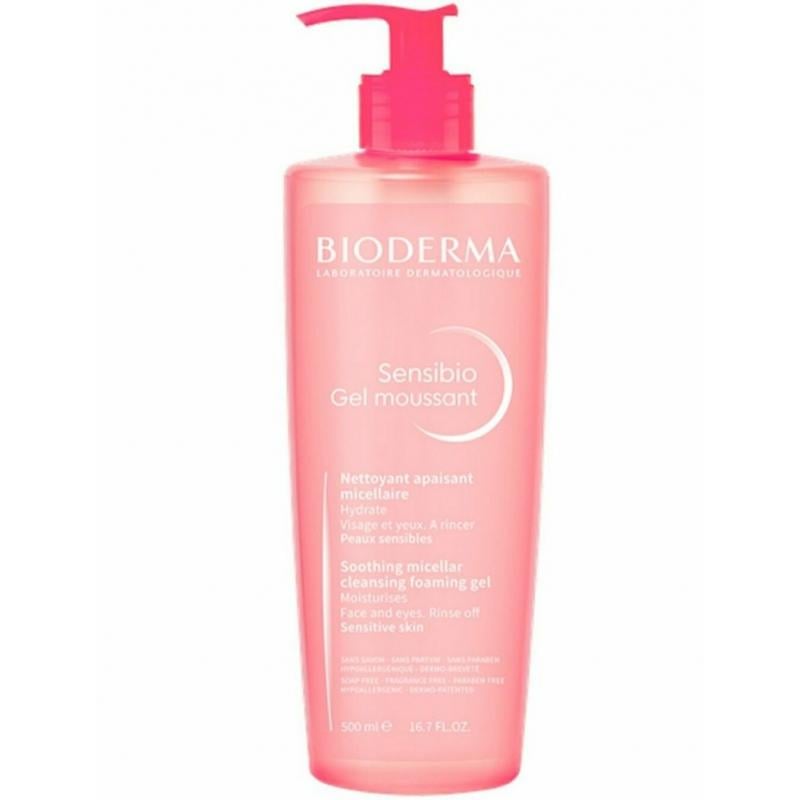 Гель для лица Bioderma Sensibio Gel Moussant Успокаивающий очищающий 500 мл