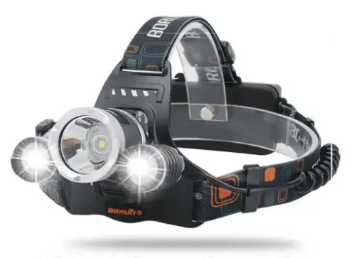 Фонарь налобный RJ 3000 T6 универсальный светодиодный (VEN63)