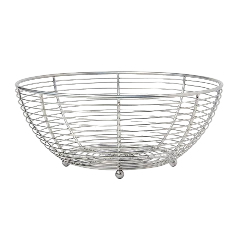 Корзина для фруктов и хлеба никелевая 12,5х25 см (20LKRN)