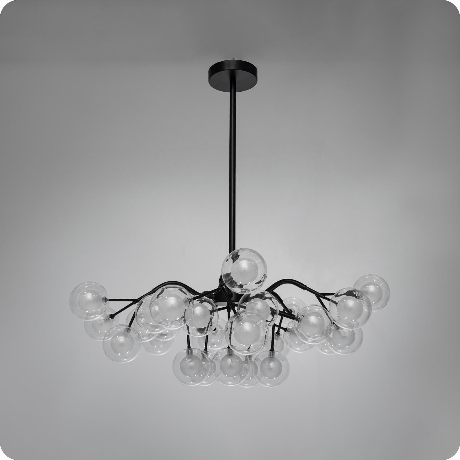 Люстра подвесная 517 Dlight на 30 ламп Черный (01953)