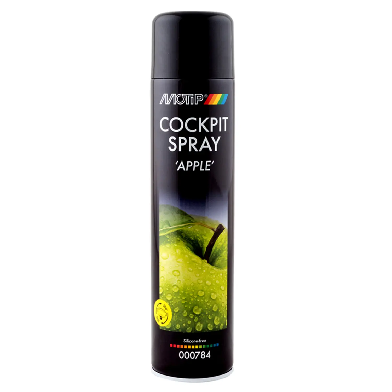 Очищувач для панелі приладів MOTIP Cockpit Spray Яблуко аерозоль 600 мл (000784)