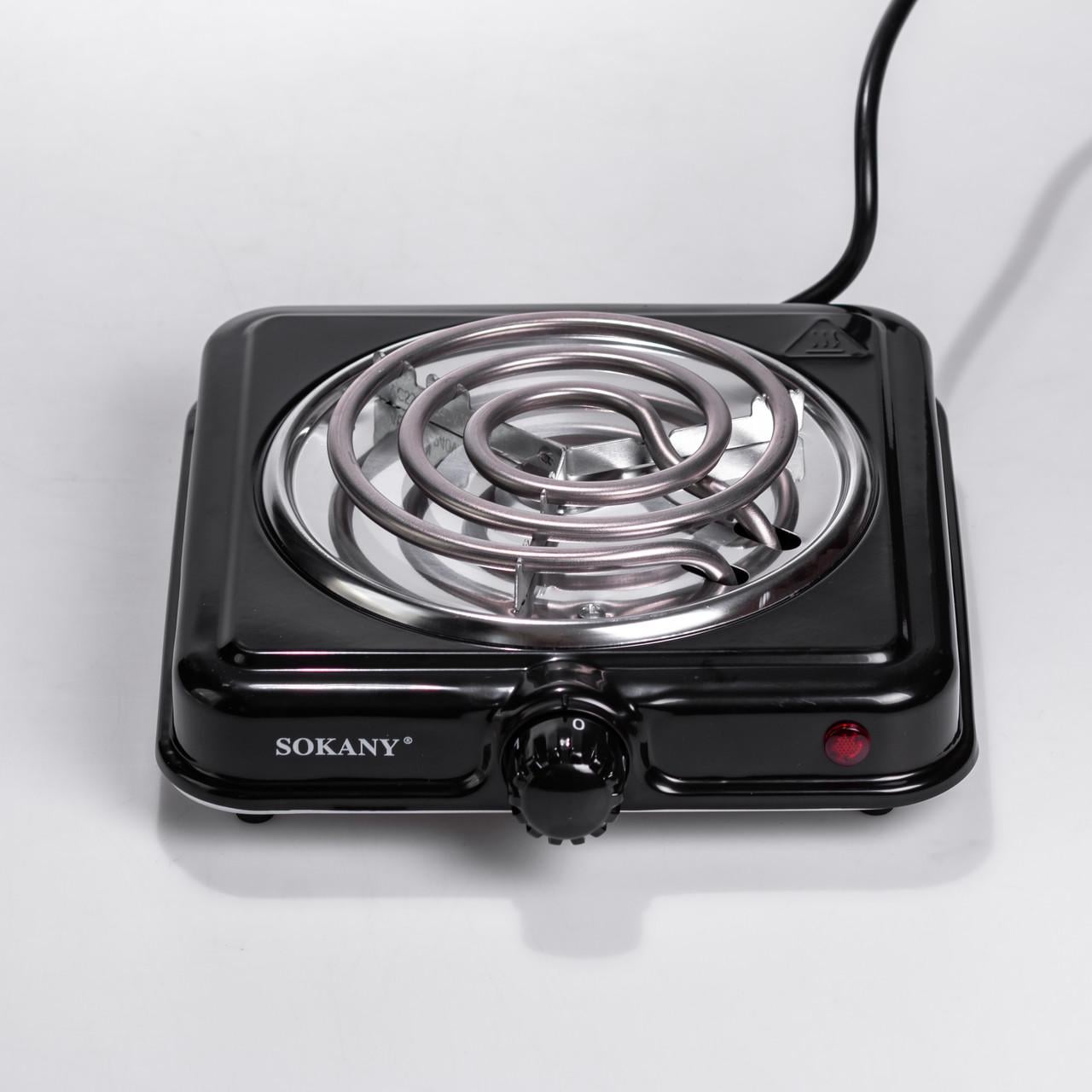 Плита настольная электрическая Sokany на одну конфорку 1000 Вт (SK-5111)
