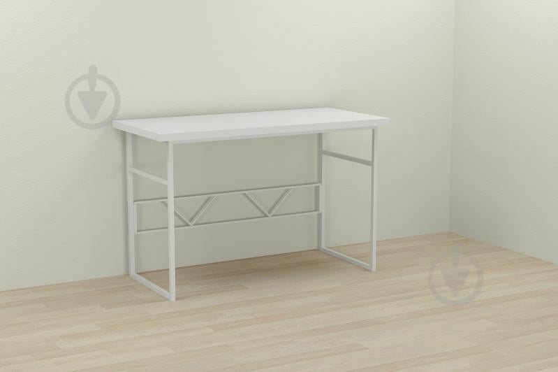 Компьютерный стол Ferrum-decor Раян 75x120x70 белый ДСП Белое 32мм Компьютерный стол Ferrum-decor Раян 75x120x70 белый ДСП Белое 32мм