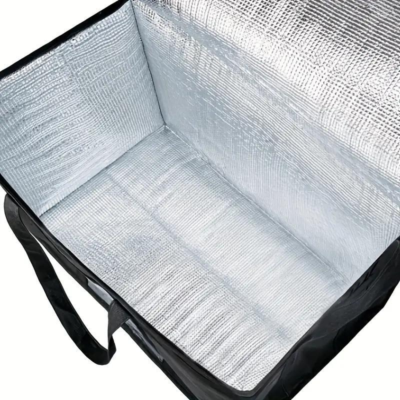 Термосумка для сохранения температуры термоизолированная для еды и напитков 41х33х26 см 35 л Черный (D-0148) - фото 3 Термосумка для сохранения температуры термоизолированная для еды и напитков 41х33х26 см 35 л Черный (D-0148) - фото 3