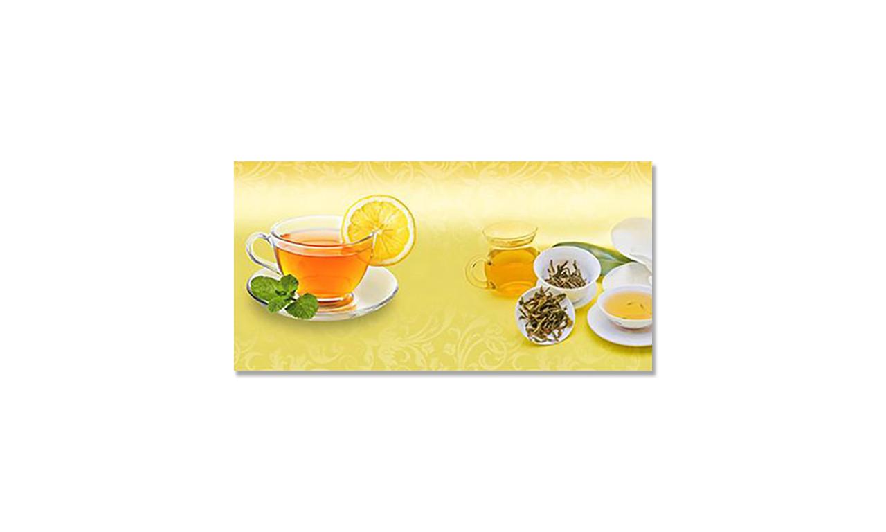 Наклейка виниловая на стол Zatarga Чай с Лимоном 600х1200 мм (1294193551)