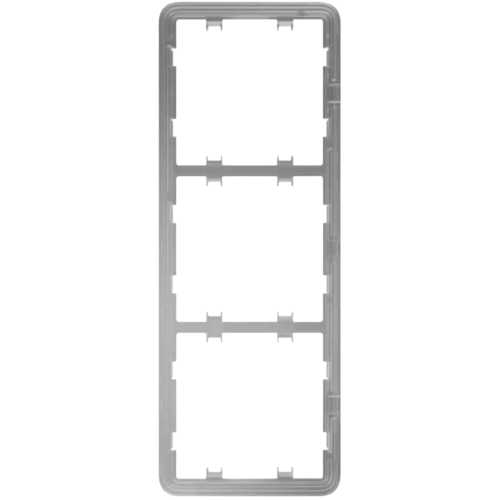 Рамка для трьох вимикачів Ajax Frame 3 seats vertical 55 або вбудованих розеток Білий (31153385)