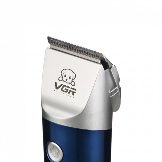 Машинка для стрижки собак та котів акумуляторний VGR V-098 Синій - фото 4 Машинка для стрижки собак та котів акумуляторний VGR V-098 Синій - фото 4