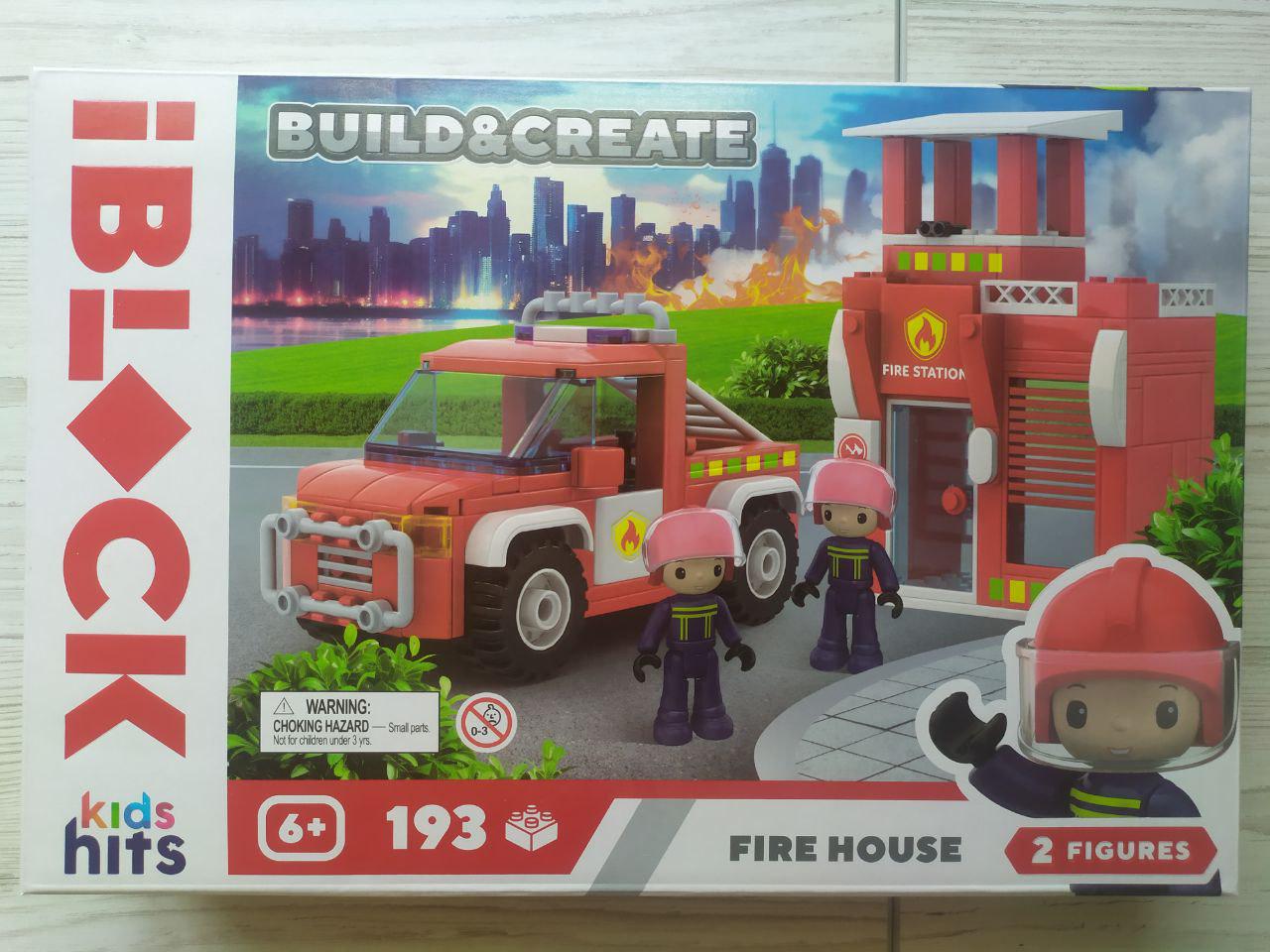 Конструктор Iblock Kids hits Пожежна машина 193 дет. (KH43/002/1)