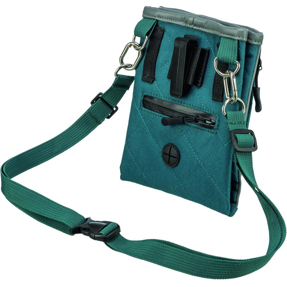 Сумка для ласощів Trixie Twin 15х18х2,5 см Синьо-зелений (32295) - фото 2