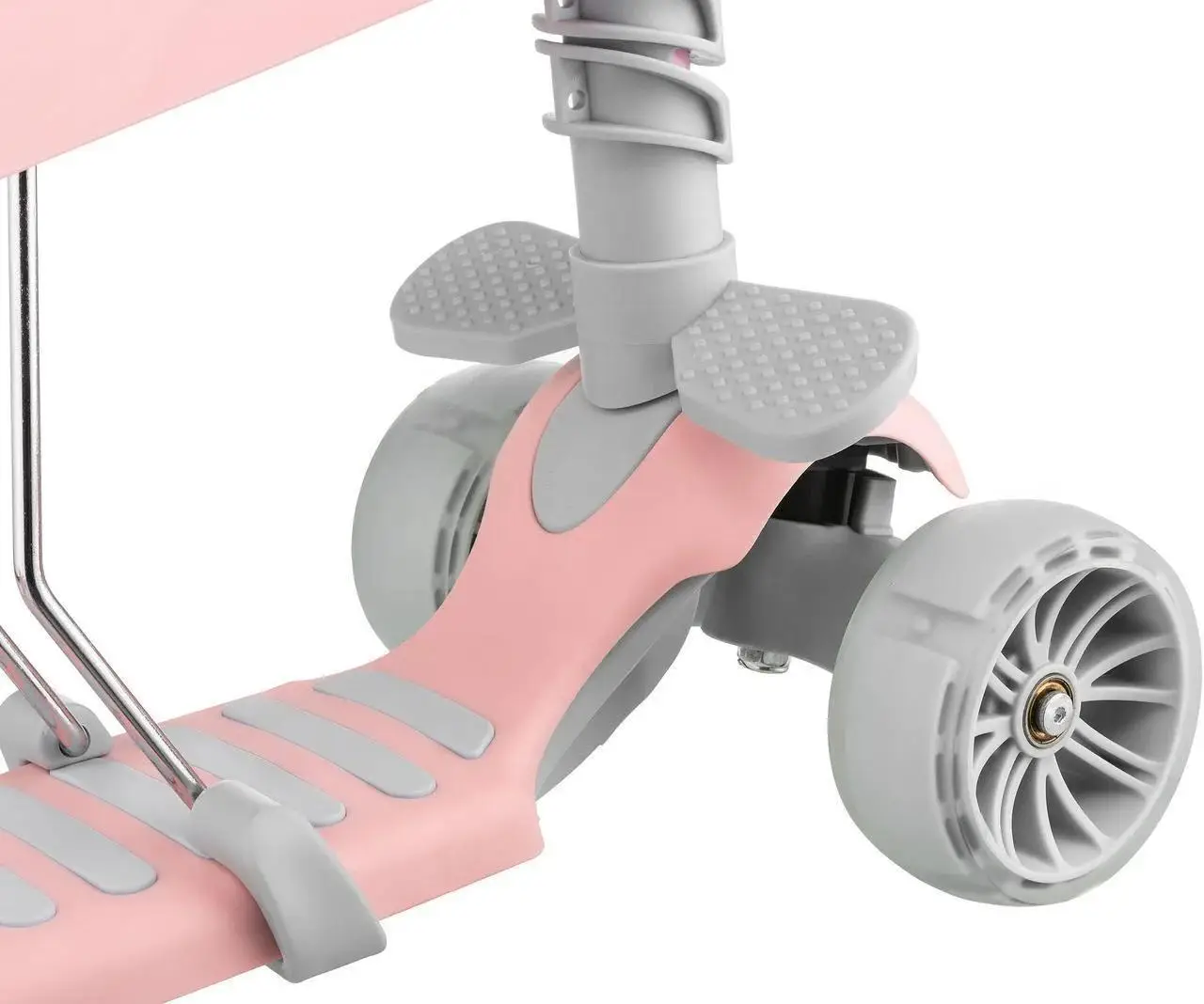 Триколісний дитячий самокат Scooter Рожевий - фото 5