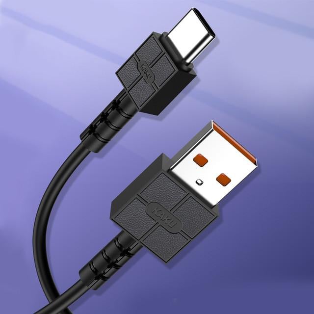 USB кабель Kaku KSC-293 USB-Type-C 1 м Black (1251739237) - фото 2