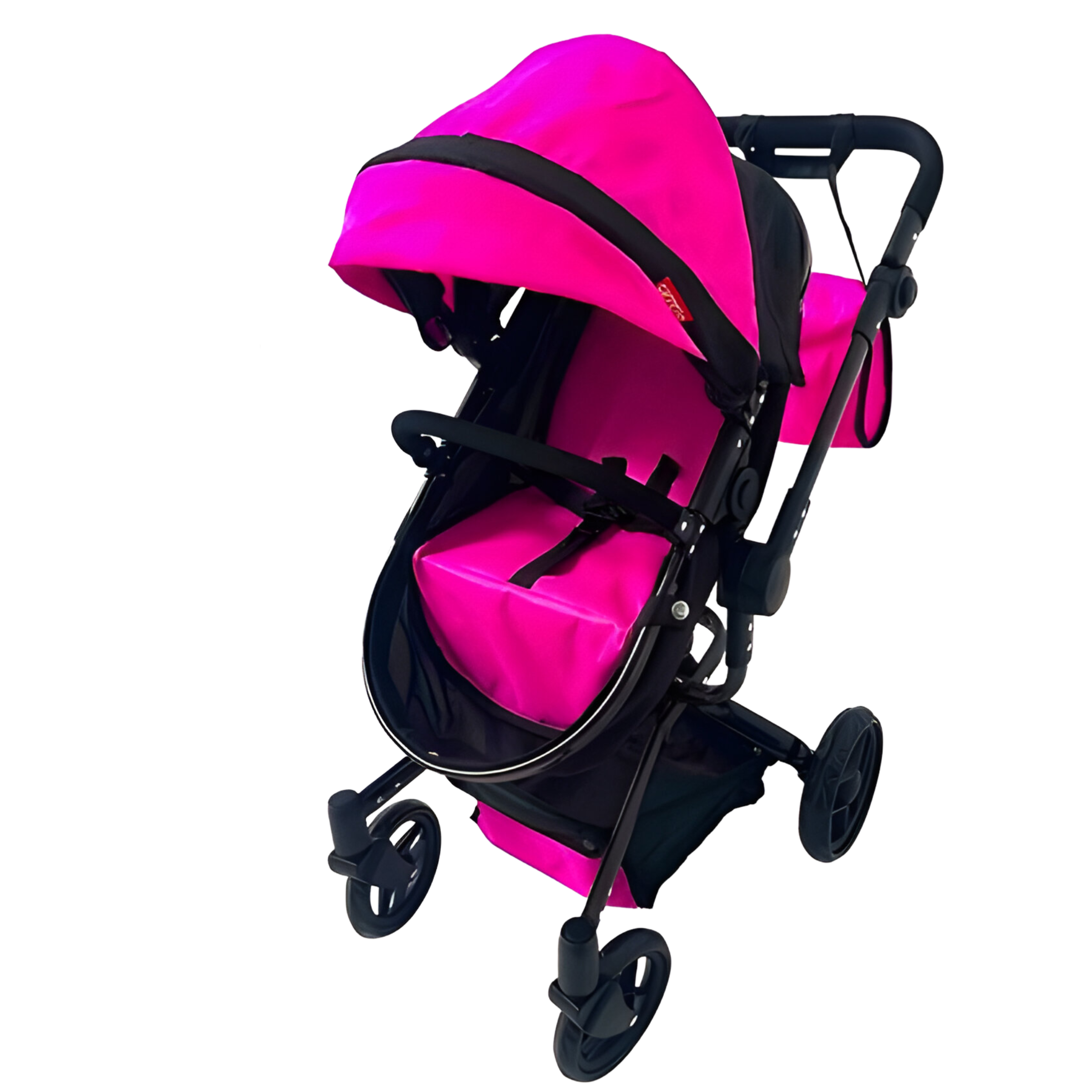 Лялькова коляска Carrello Fortuna Hot Pink (9695)