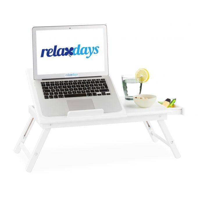 Подставка для ноутбука Relaxdays 24x60x35 см Белый (2241586137)