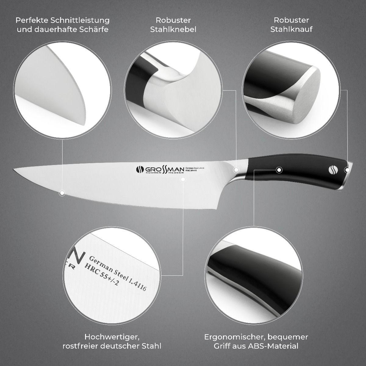 Шеф-нож кухонный PF (002 PF) - фото 9