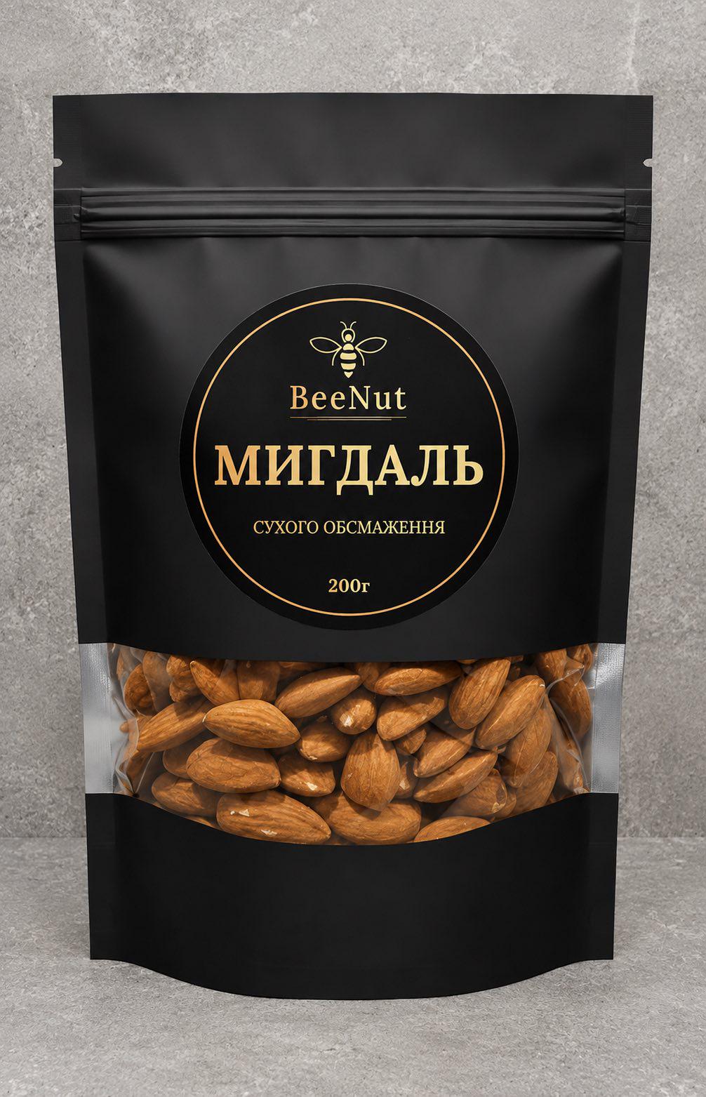 Орех миндаль сухой обжарки BeeNut 200 г