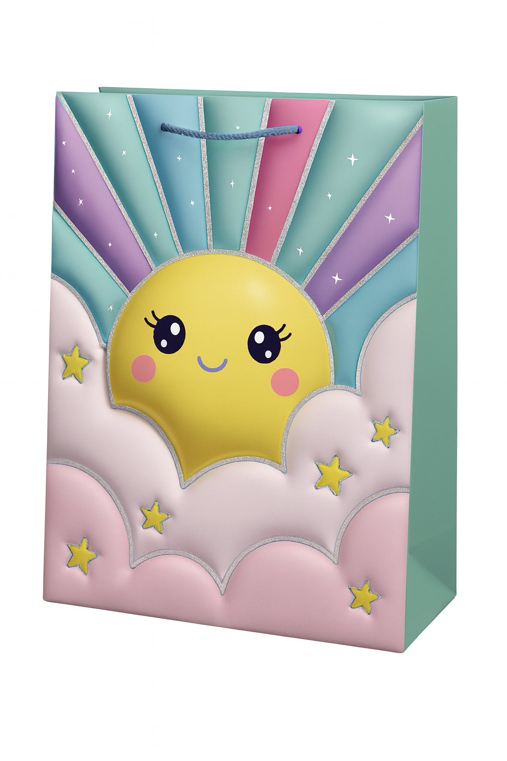 Подарочный пакет Wonderful World 3D R98358-M 26х32х10 см Мятный (31152975) Подарочный пакет Wonderful World 3D R98358-M 26х32х10 см Мятный (31152975)