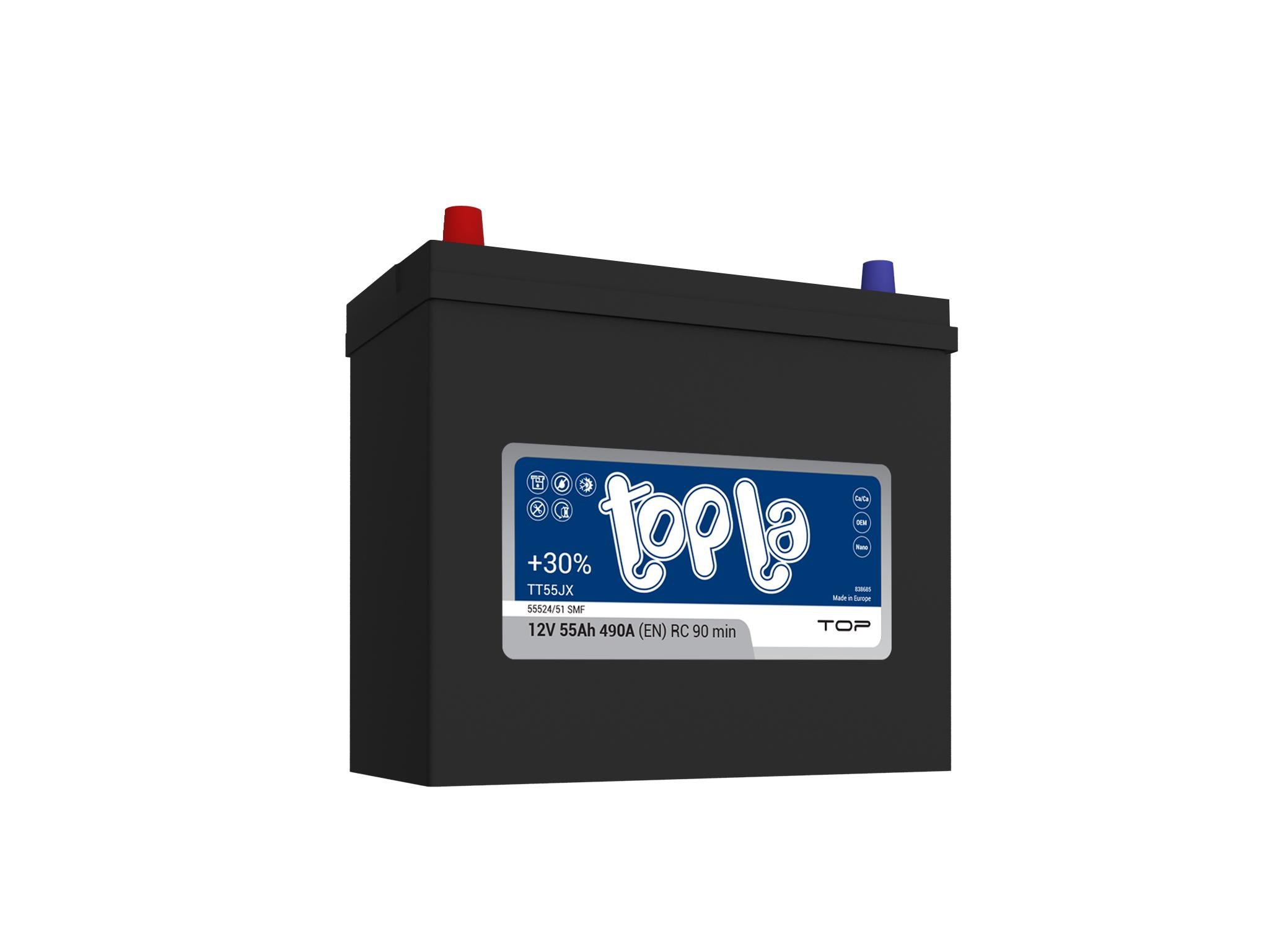 Аккумулятор Topla Top/Energy Japan 55524/51 55 Ah/12 V