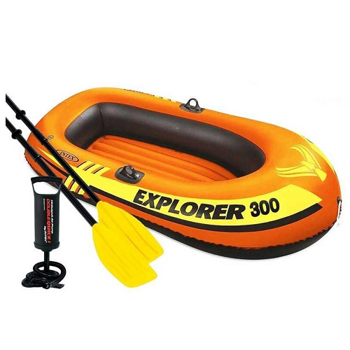 Лодка двухместная надувная Intex 58332 Explorer 300 Set 211х117 см