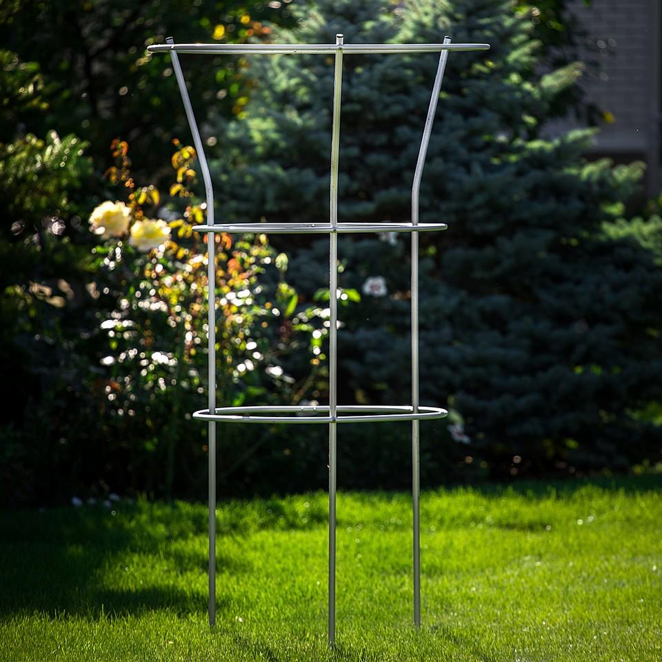 Опора для рослин кільцева на три кільця 1700х800х800 мм (КО-D16/D13-1700*800/600/600) - фото 6 Опора для рослин кільцева на три кільця 1700х800х800 мм (КО-D16/D13-1700*800/600/600) - фото 6