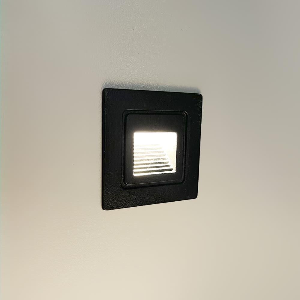 Светильник для лестницы 56х56 мм Черный (10011) - фото 3