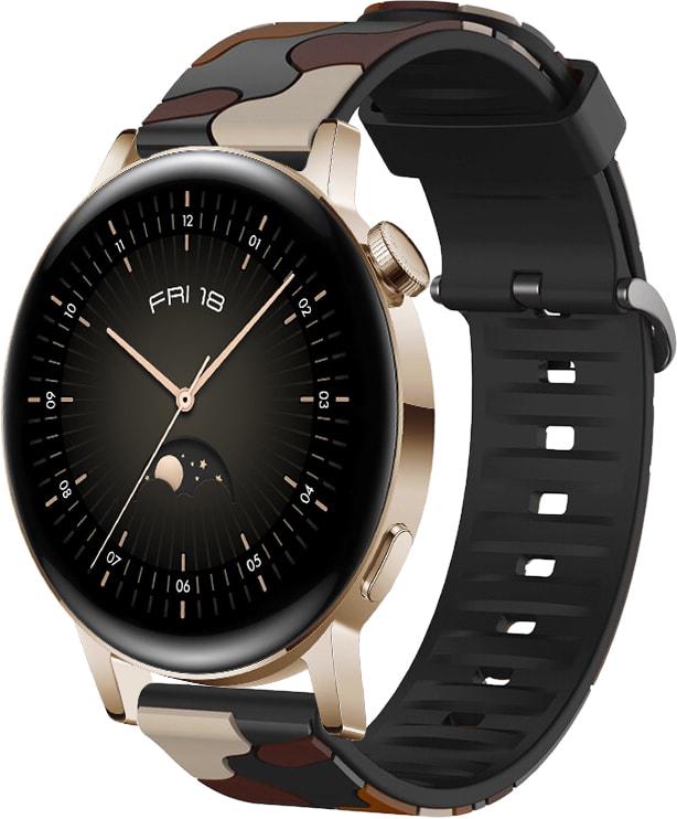 Ремешок Tactic Camouflage для Huawei Watch GT3 42 мм Khaki (32927-17)